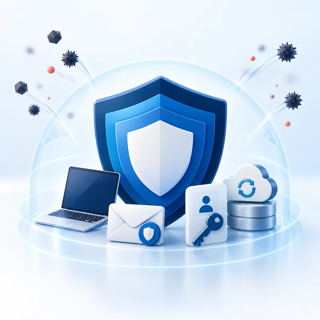 Ciberseguridad para equipos, identidades y correo